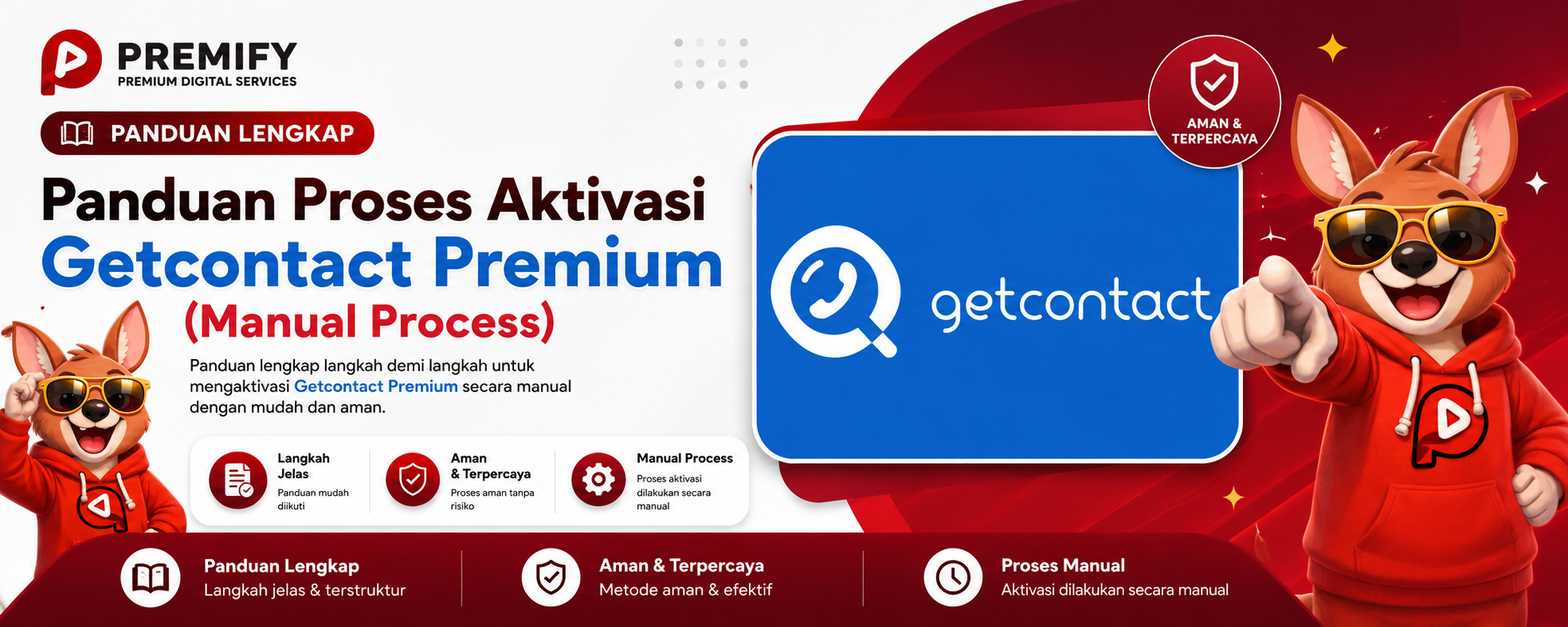Panduan Proses Aktivasi Getcontact Premium (Manual Process)